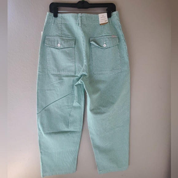 Brixton Vancouver utility pant. Leprechaun super high waisted straight leg. - Picture 7 of 14